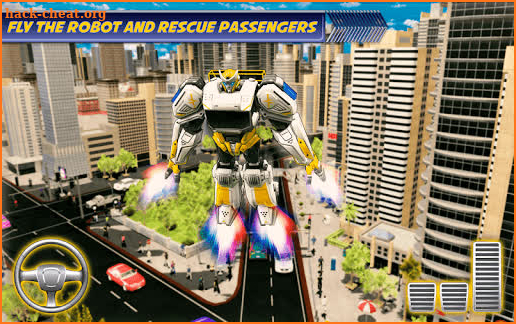 Passenger Bus Robot Simulator - Robot City Battle screenshot