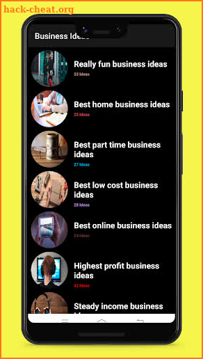 Passive Income App Ideas screenshot