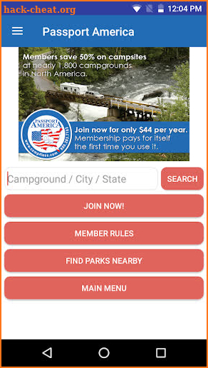 Passport America screenshot