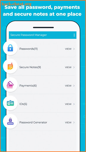 PassVault: Password Manager & Secure Card Wallet screenshot