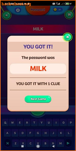 Password Game - One Word Clue screenshot