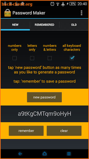 Password Maker screenshot