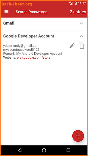 Password Manager+: Cloud Backup & Fingerprint screenshot