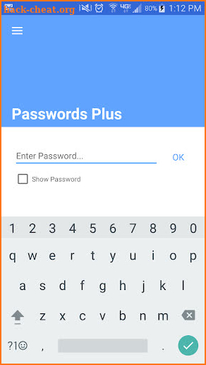 Passwords Plus Password Mgr screenshot