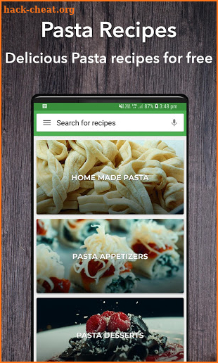 Pasta Recipes screenshot
