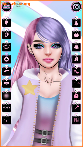 Pastel Goth Fashion - Make Up & Dress Up screenshot