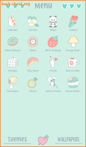 Pastel Milk Theme +HOME screenshot