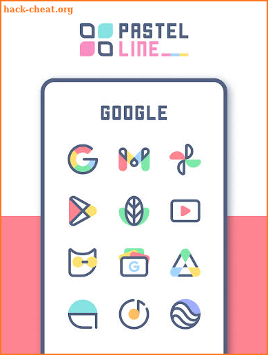 PastelLine IconPack screenshot
