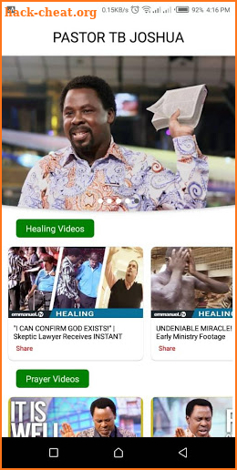 Pastor TB Joshua Videos:- Prayer, Healing, screenshot