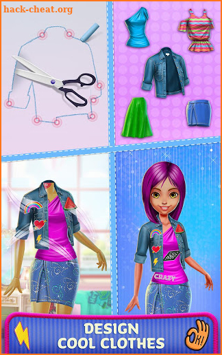 Patch It Girl! - Design DIY Patches & Clothes screenshot