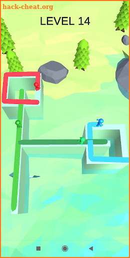 Path Paint Run: Play Path painter 3D Fun Path Game screenshot