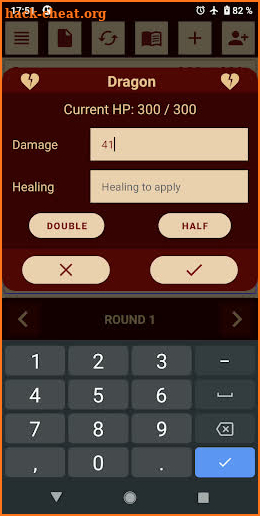 Pathfinder 2e Battle Tracker screenshot