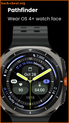 Pathfinder Watch Face screenshot