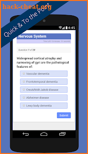 Pathology Review Quiz screenshot