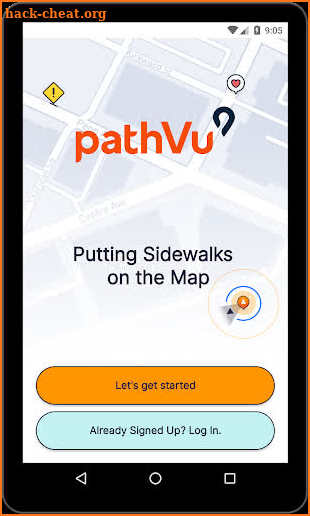 pathVu Navigation screenshot