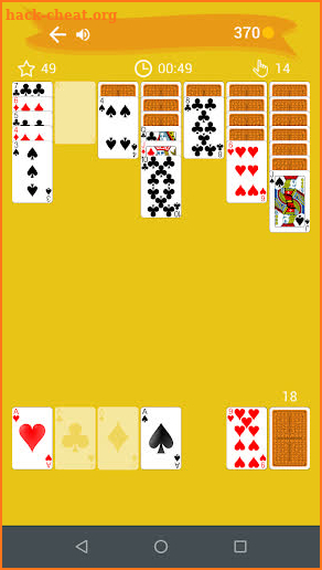 Patience Solitaire: card game screenshot