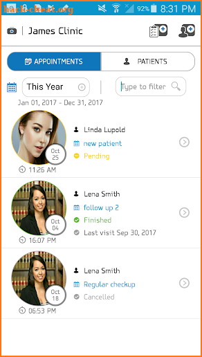 Patient Medical Records & Appointments for Doctors screenshot