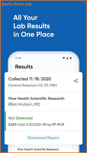 Patient Portal screenshot