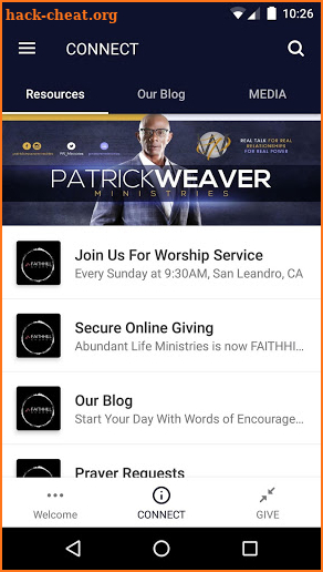 Patrick Weaver Ministries screenshot