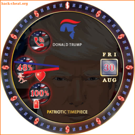 Patriot Trump Watchface screenshot