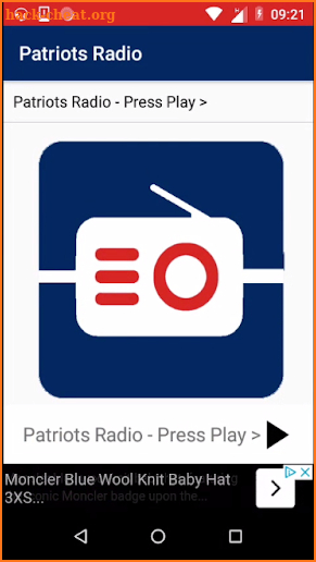 Patriots Radio screenshot