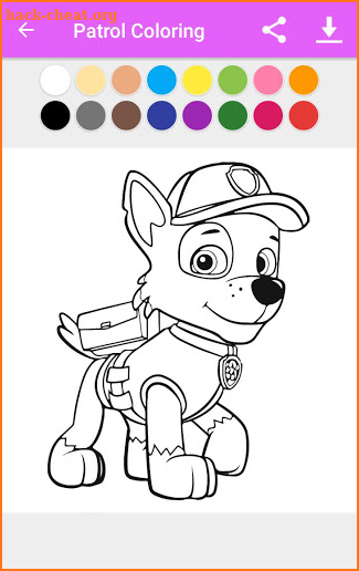 Patrol Coloring Game For Kids screenshot