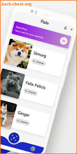 Patte - Find Lost Pets by Face Recognition screenshot
