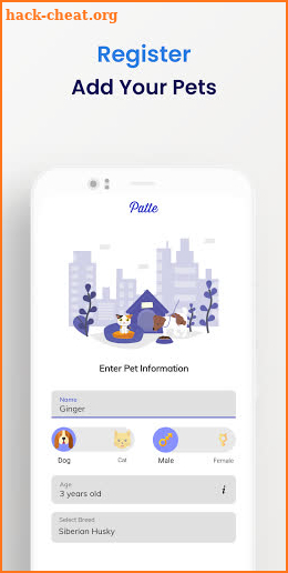 Patte - Find Lost Pets by Face Recognition screenshot