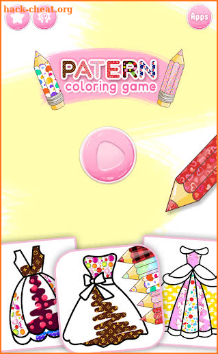 Pattern Coloring Game For Dresses screenshot