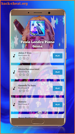 Paulo Londra Piano Game screenshot