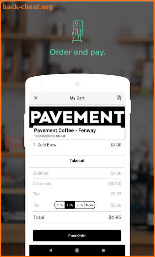 Pavement Coffee screenshot