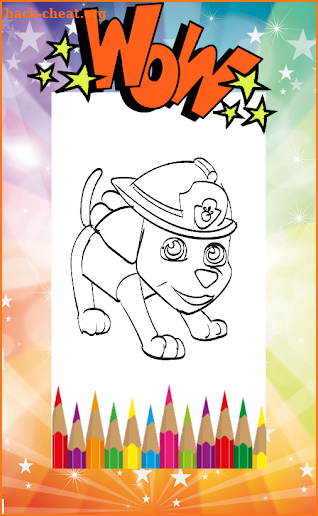 Paw Color Patrol coloring book for kids screenshot
