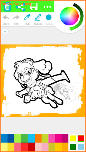 Paw Coloring Book for Puppy patrol for kids screenshot
