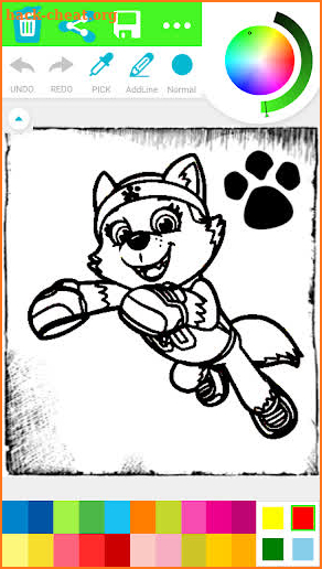 Paw Coloring Book for Puppy patrol for kids screenshot