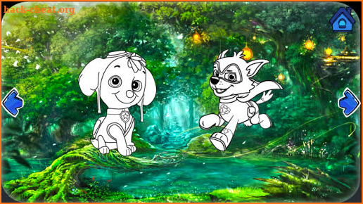 Paw Coloring Puppy Hero screenshot
