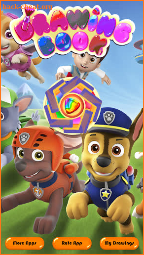 Paw Hero Puppy Patrol Coloring Game screenshot