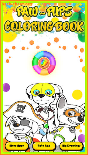 Paw Pals - Puppy Pups Patrol Coloring Book screenshot