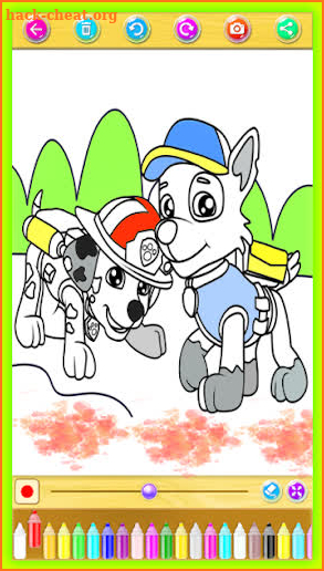 Paw Pals - Puppy Pups Patrol Coloring Book screenshot
