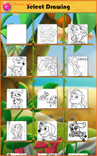 Paw Pappy Education Coloring Book For Patrol screenshot