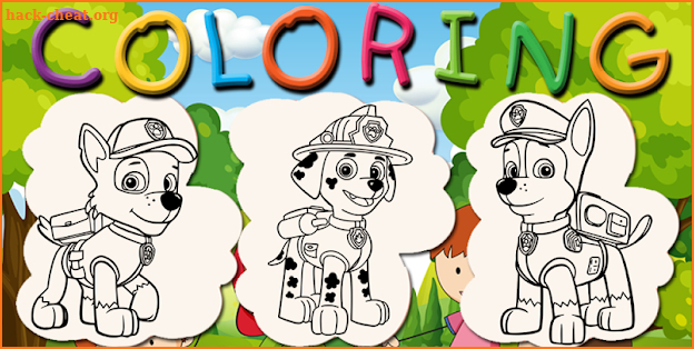 Paw Patrol Coloring book - Coloring Paw Patrol screenshot