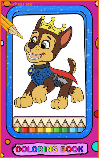 Paw puppy Coloring dogs screenshot