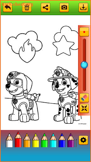 Paw Puppy Patrol Hero Coloring Book screenshot