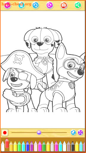 Paw Pups - Puppy Patrol Coloring Book screenshot