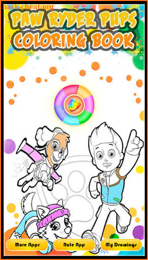 Paw Pups - Puppy Rescue Coloring Book screenshot
