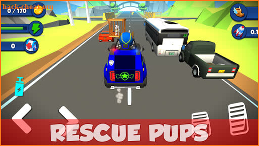 Paw Racing Traffic adventure - Save the pups screenshot