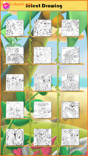 Paw rescue for puppy patrol Coloring Book screenshot