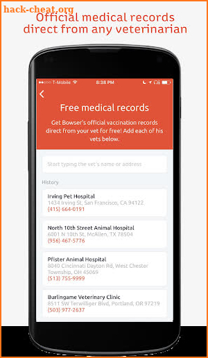 Pawprint: Pet Medical Records screenshot