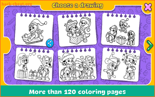Paww Coloring Game - Puppy screenshot