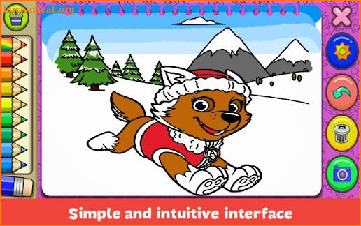 Paww Coloring Game - Puppy screenshot