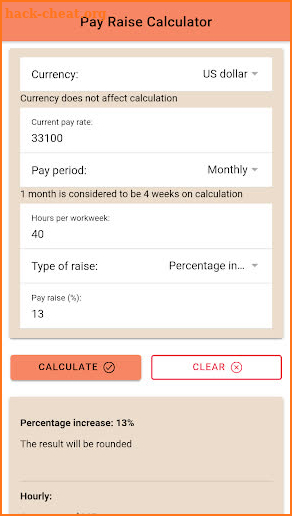Pay Calculator Plus - Pay Check & Pay Raise screenshot